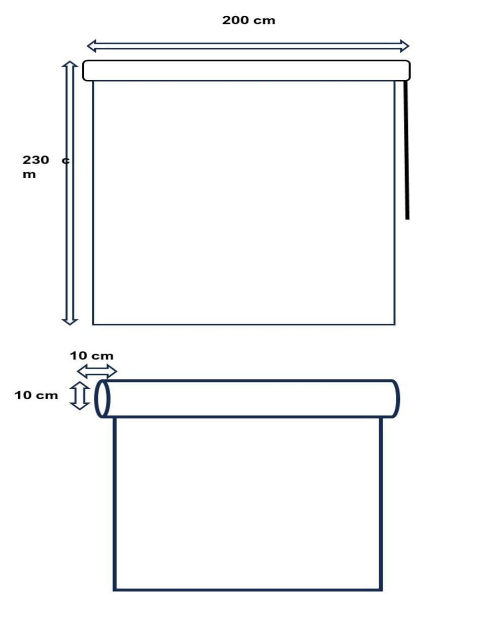 Persiana enrollable Enrollable Blackout de PVC 4