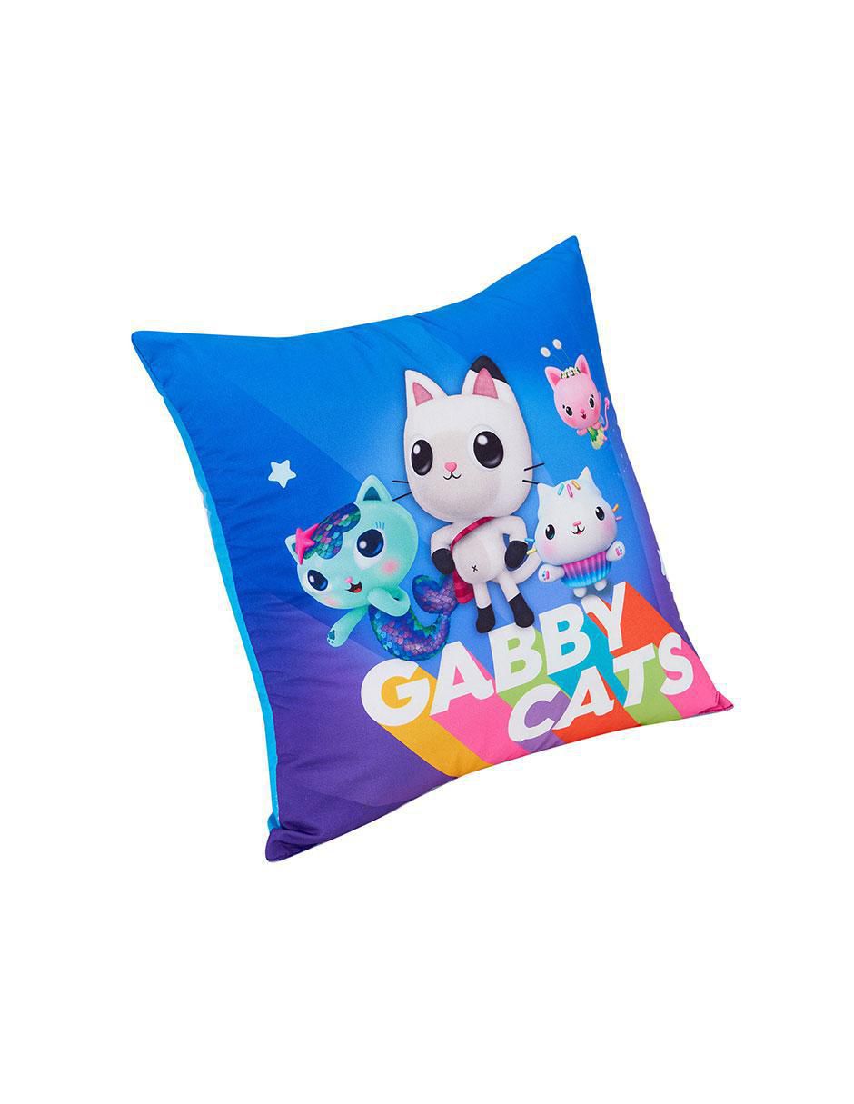 Cojín decorativo reversible gabby cats