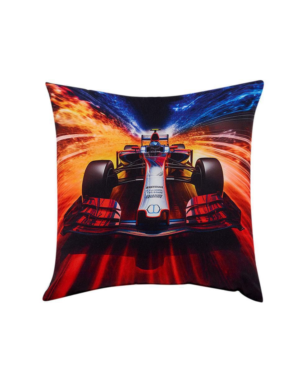 Cojín decorativo racing red reversible