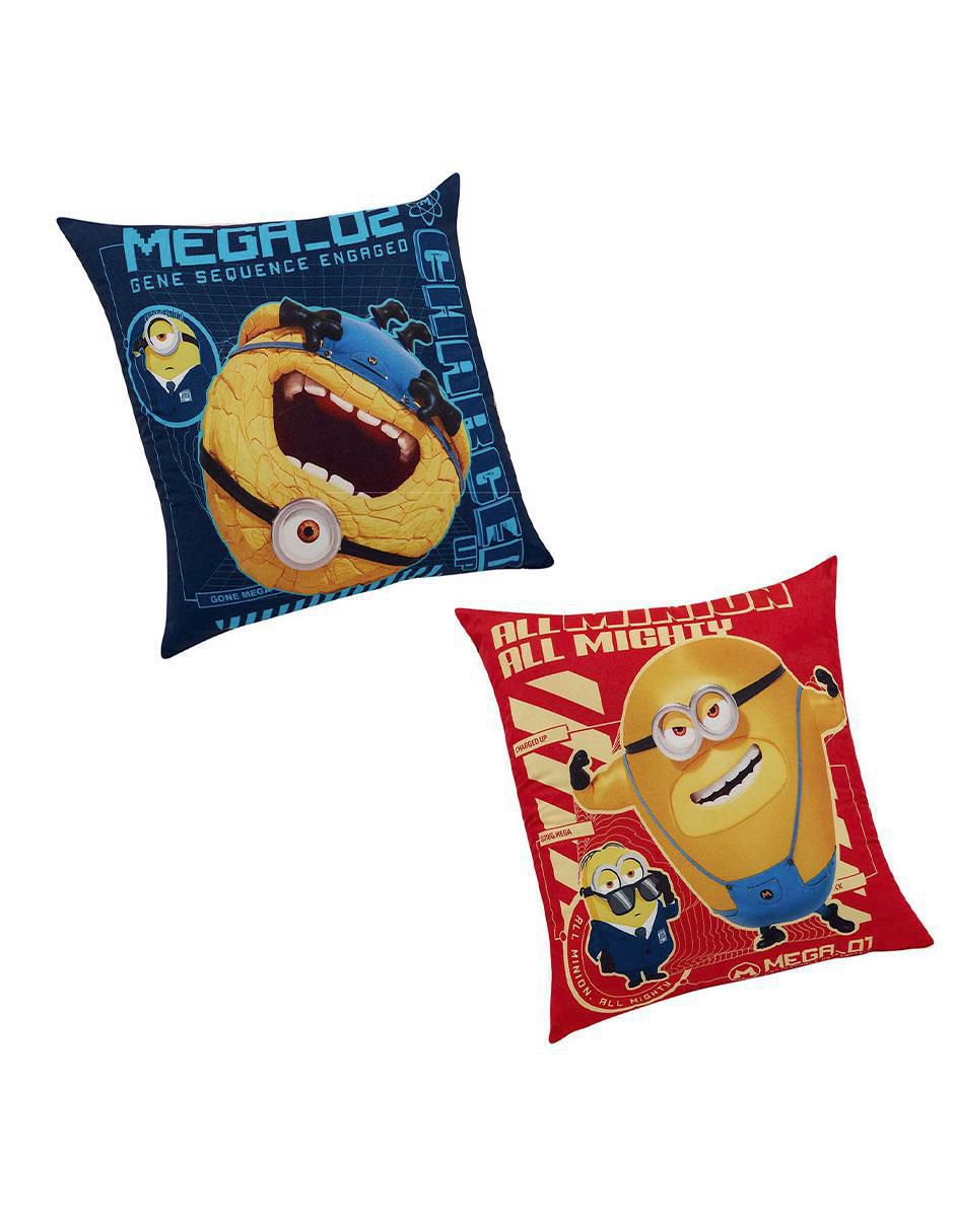 Cojín decorativo reversible mosaico minions 2