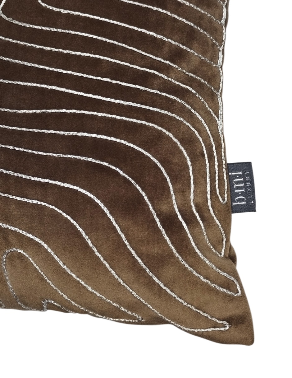 Cojín decorativo Bmi velvet waves 2