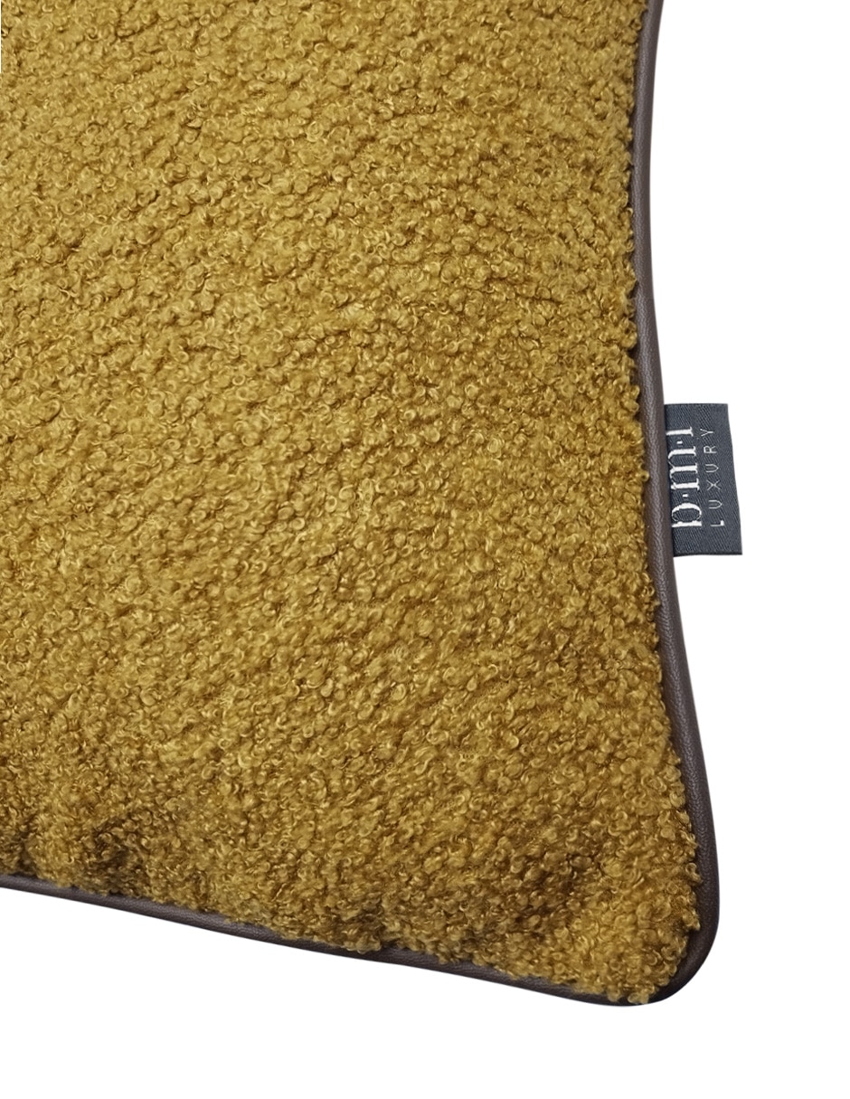 Cojín decorativo Sherpa Edge Leather 5