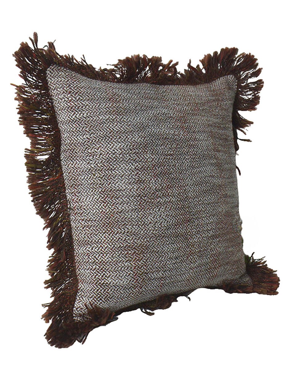 Cojín decorativo fleco 3