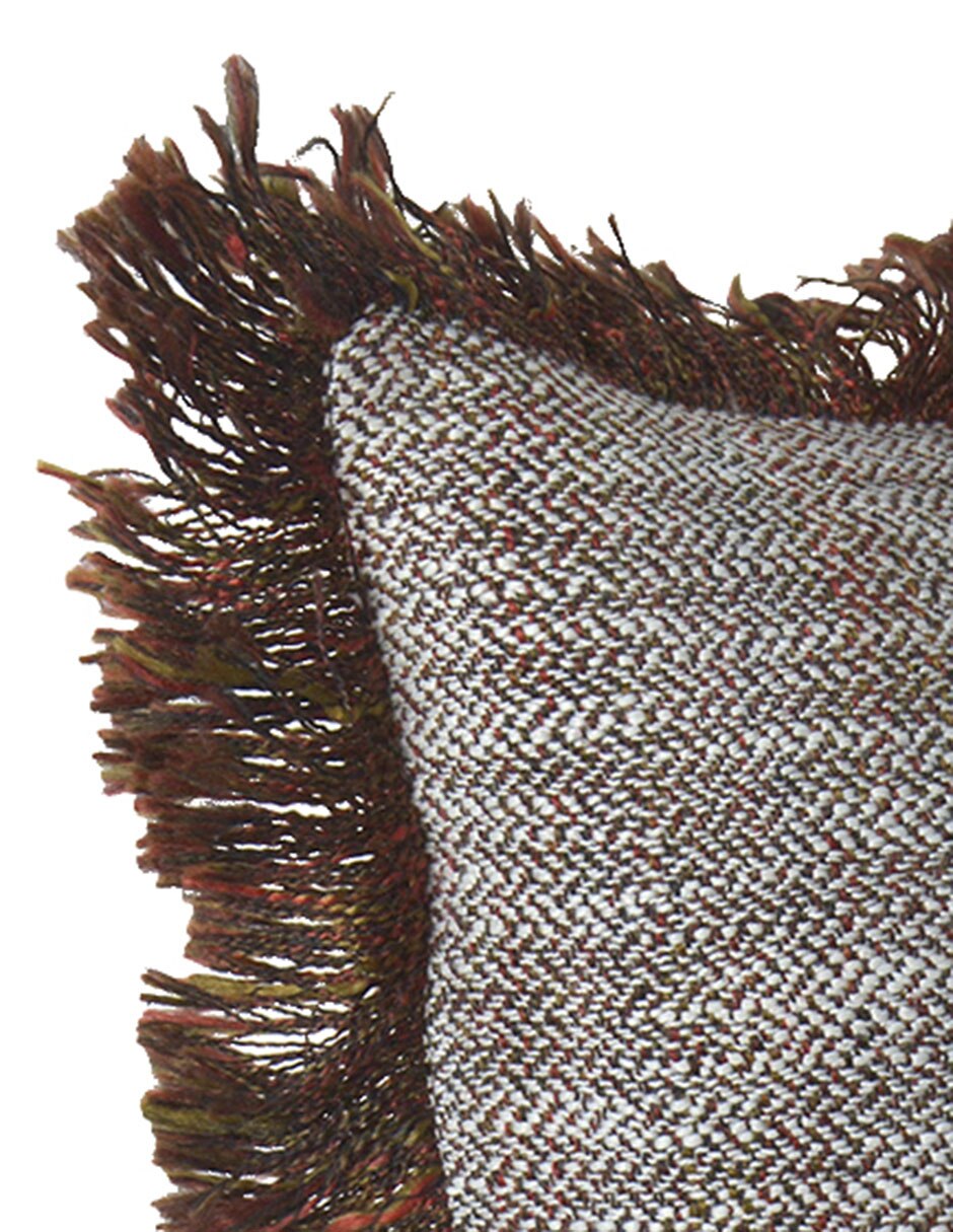 Cojín decorativo fleco 4