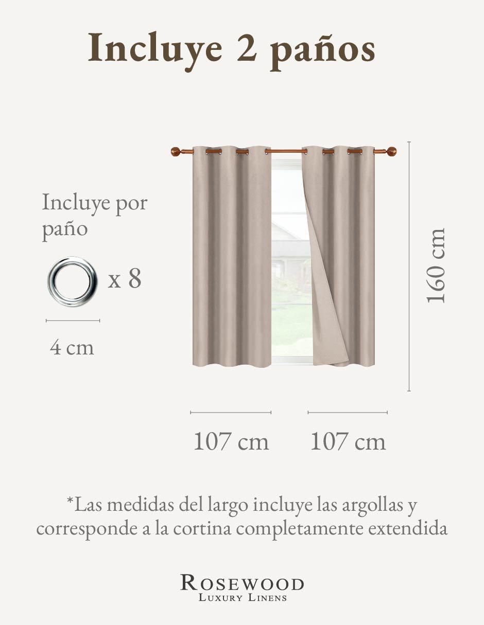 Set cortina black out Darknight 4