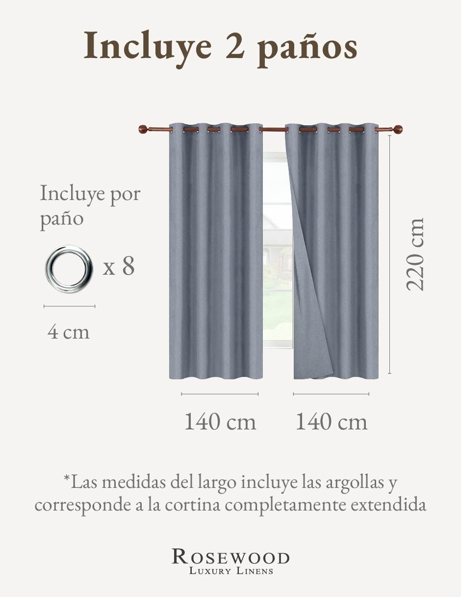 Set cortina black out Darknight 2