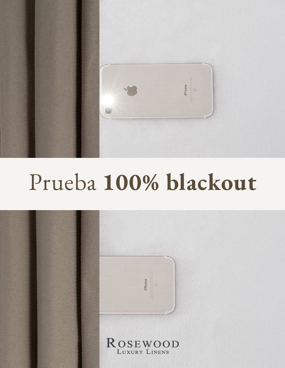 Cortina doble black out 6