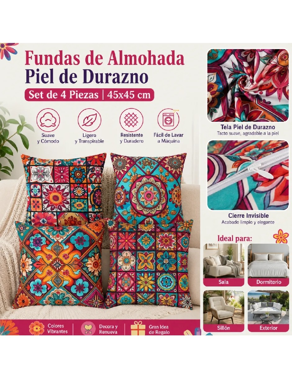 Set funda cojín 2