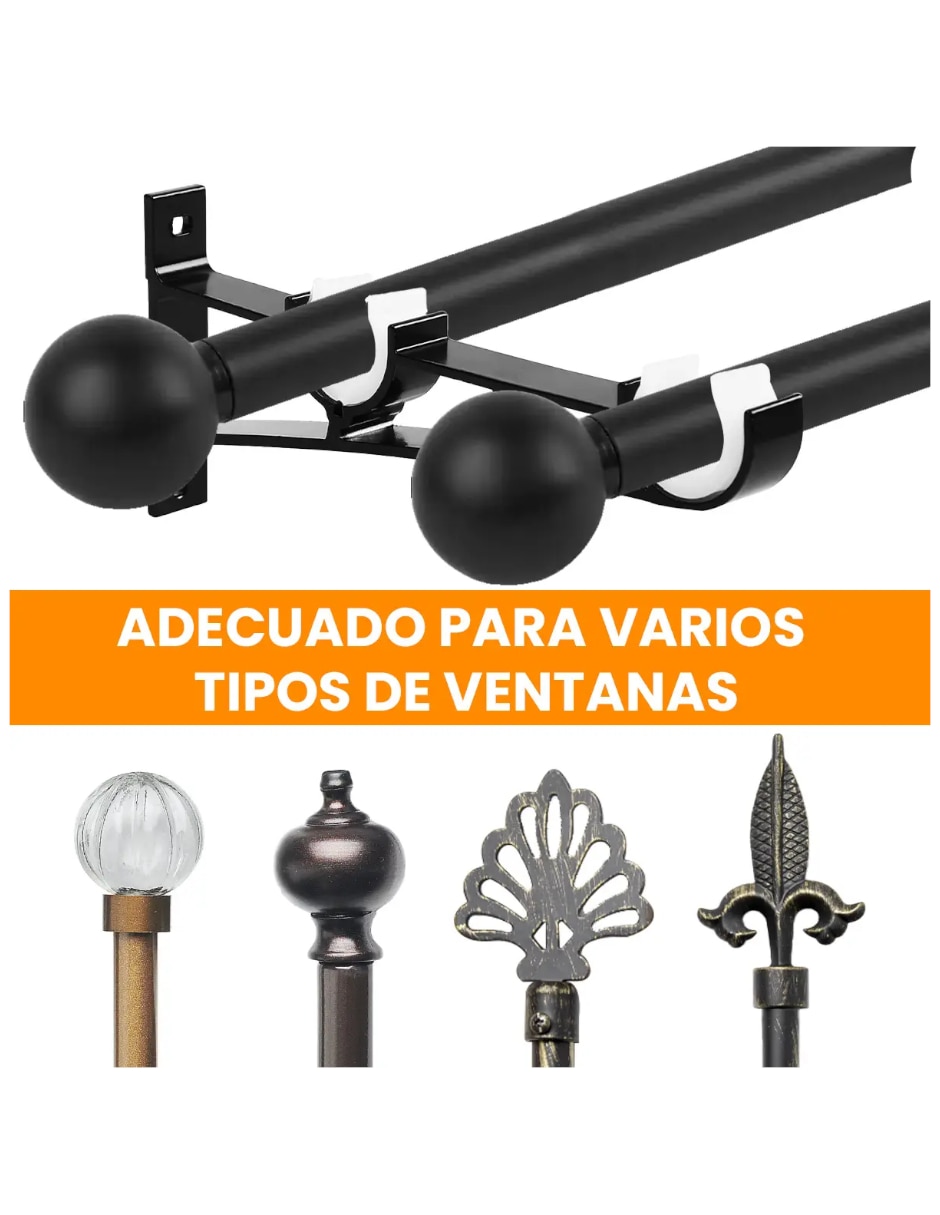 Cortinero de metal