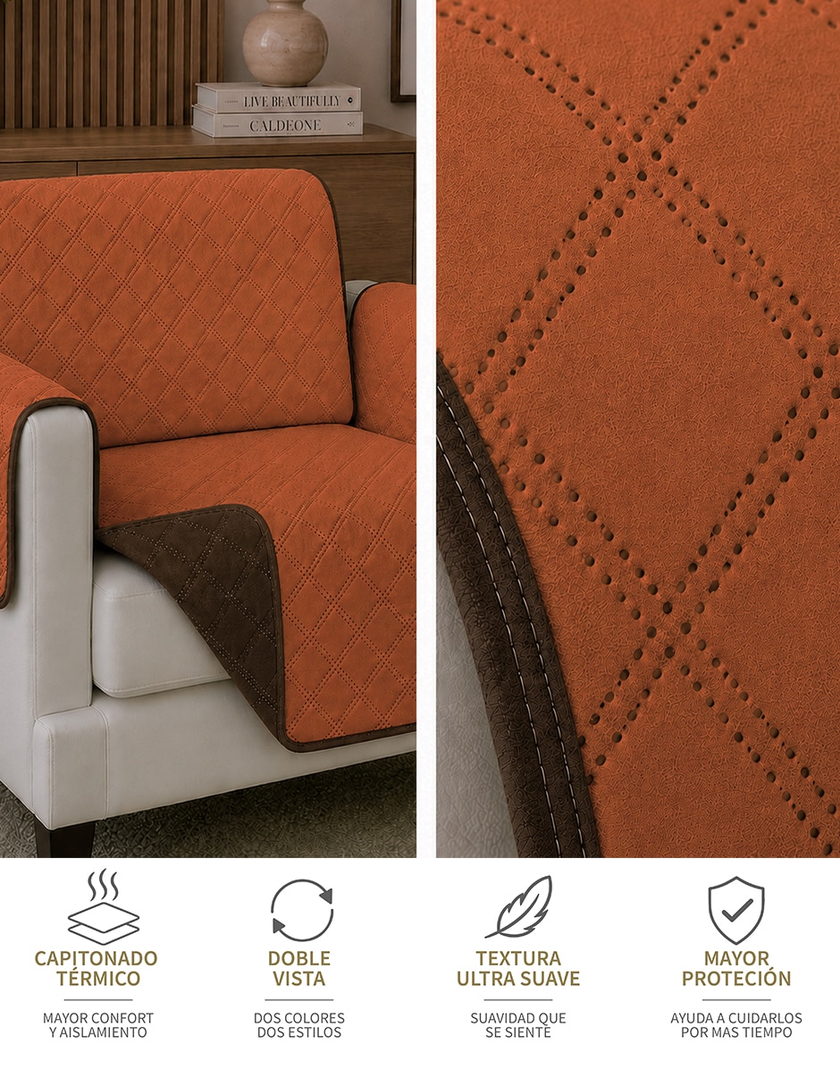 Funda sofá 3 piezas set fundas para sillón pinsonic 3