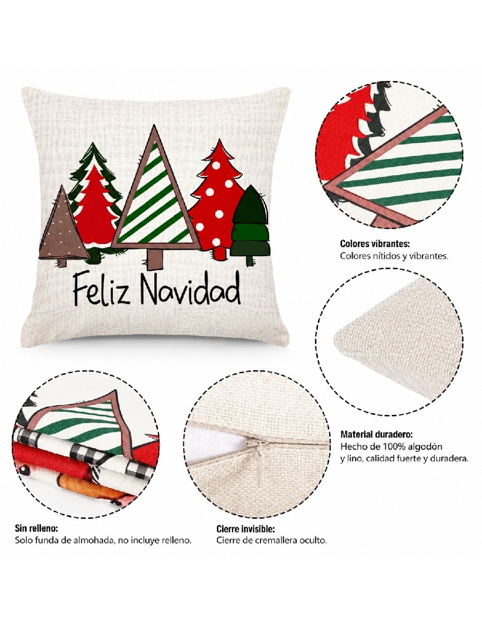 Set funda cojín Navidad 2