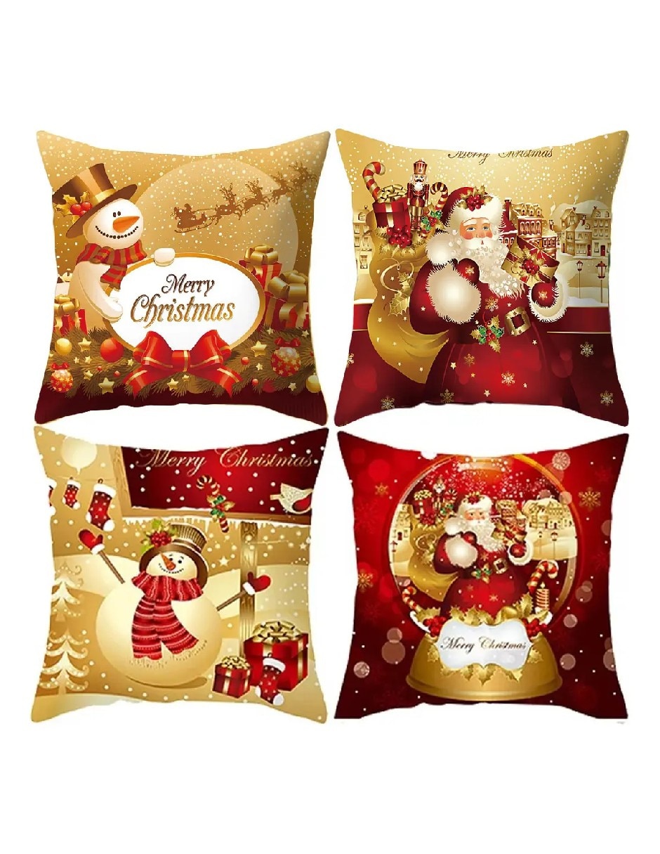 Set funda cojín Navidad