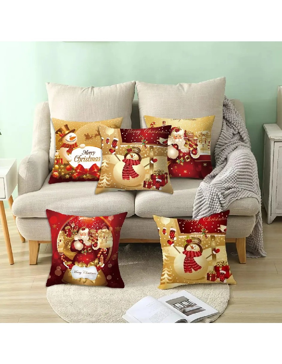 Set funda cojín Navidad