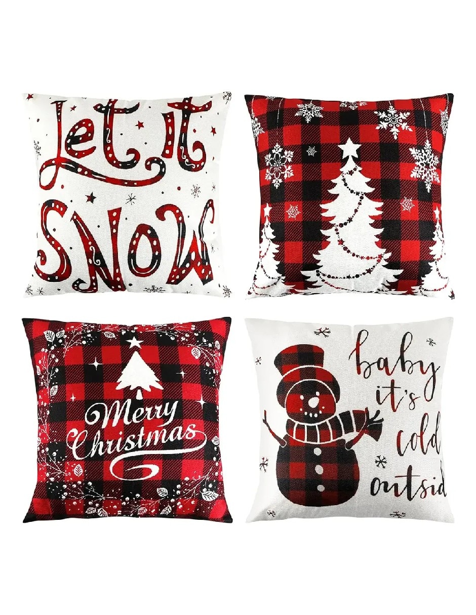 Set funda cojín Navidad