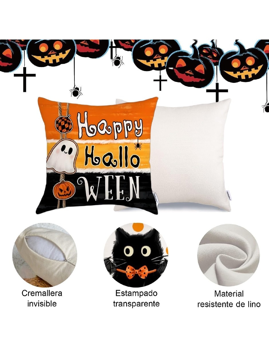 Set funda cojín Halloween