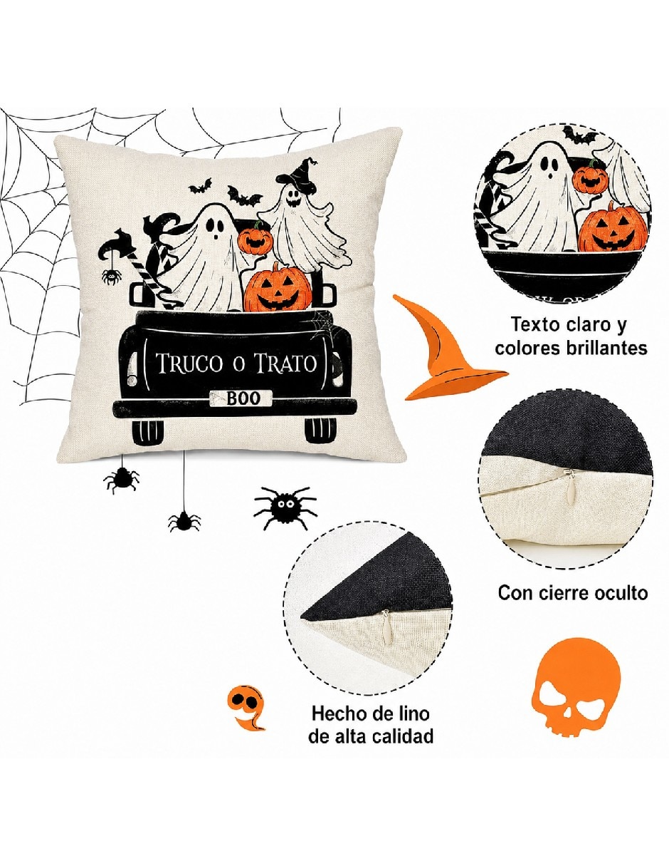 Set funda cojín Halloween