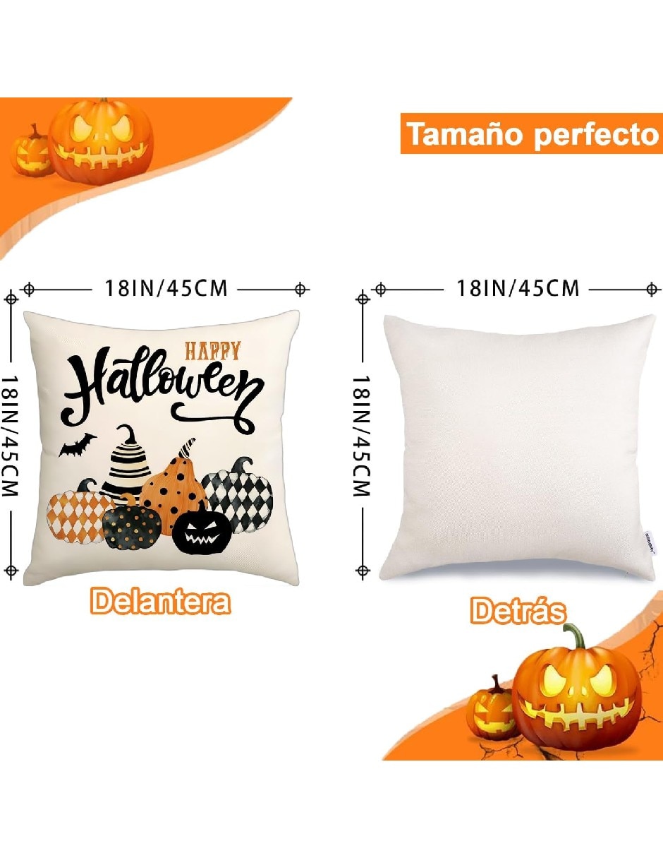 Set funda cojín Halloween