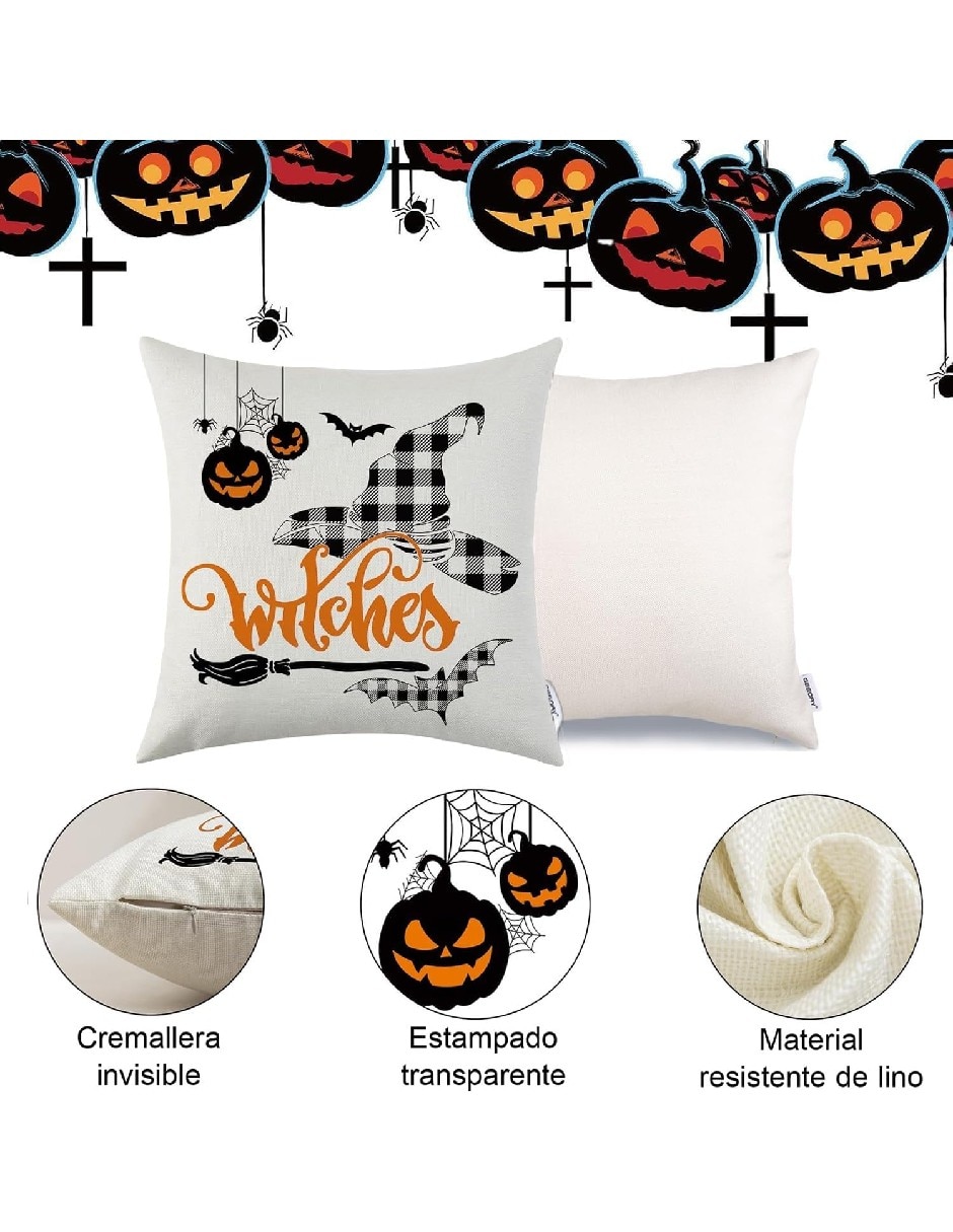 Set funda cojín Halloween