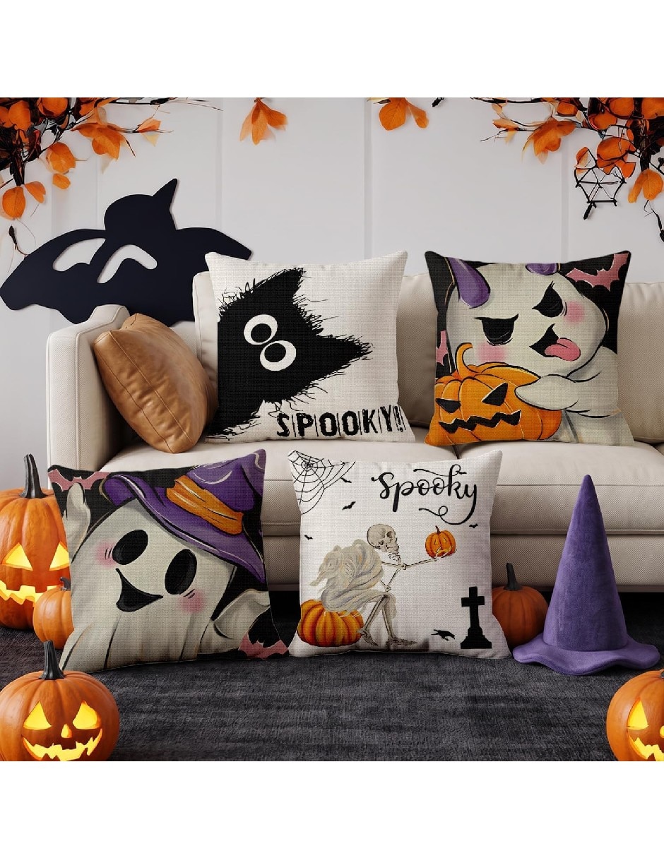 Set funda cojín Halloween