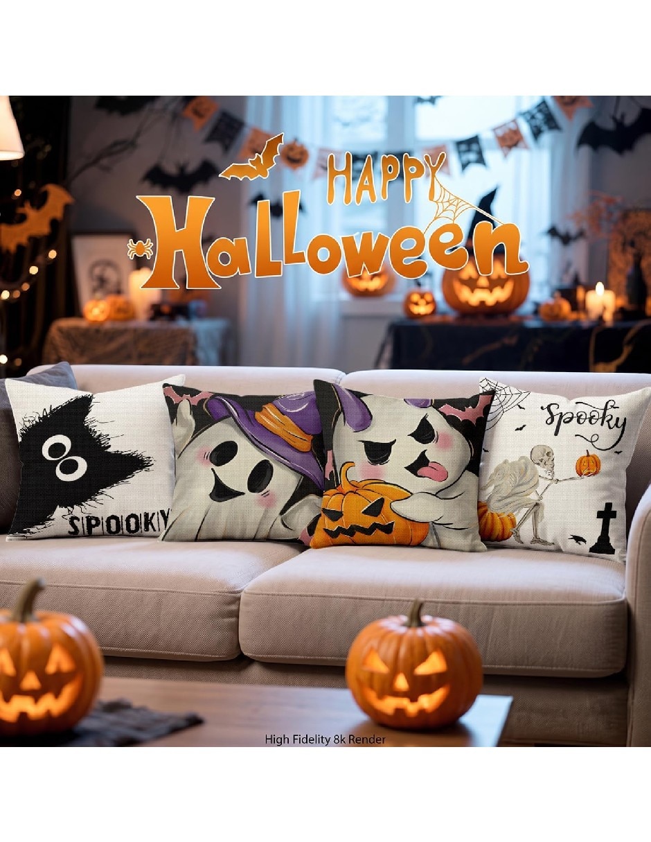 Set funda cojín Halloween