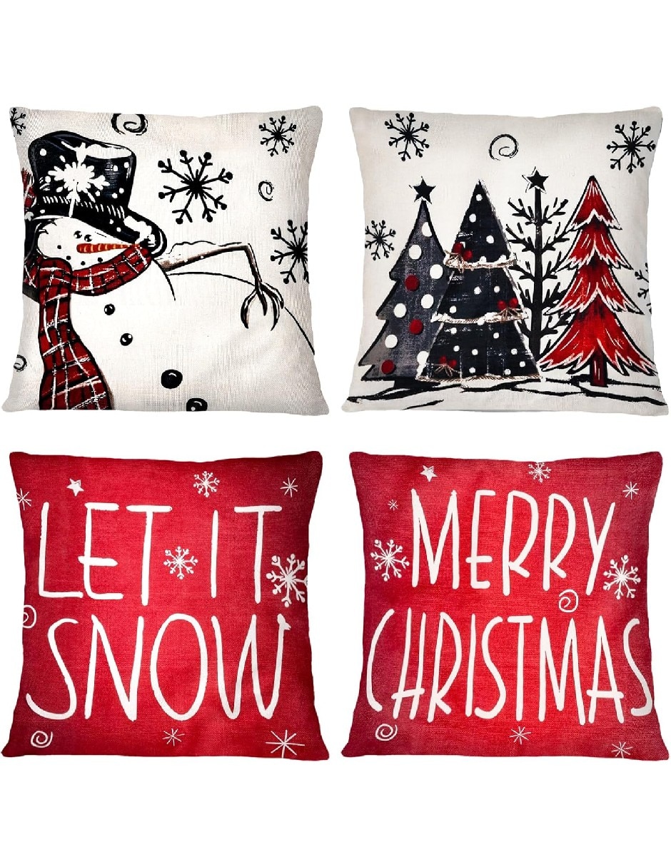 Set funda cojín Navidad