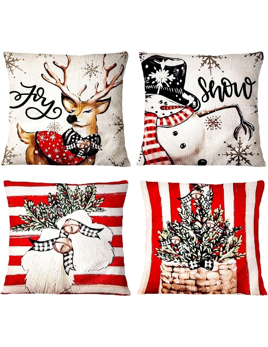 Set funda cojín Navidad Set funda cojín Navidad