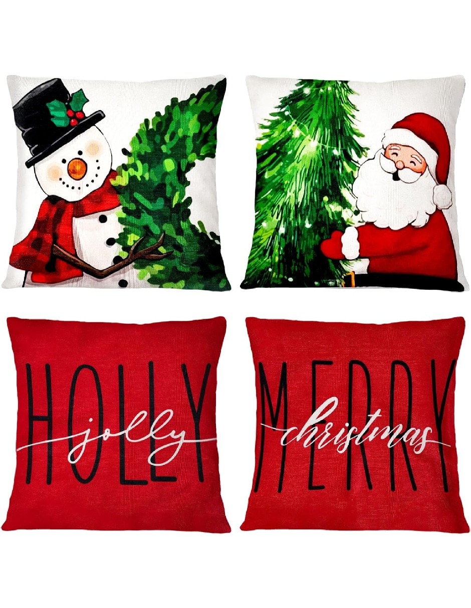Set funda cojín Navidad Set funda cojín Navidad