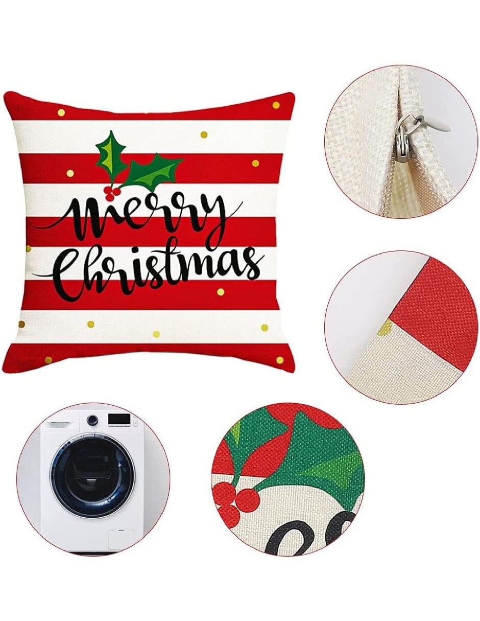 Set funda cojín Navidad