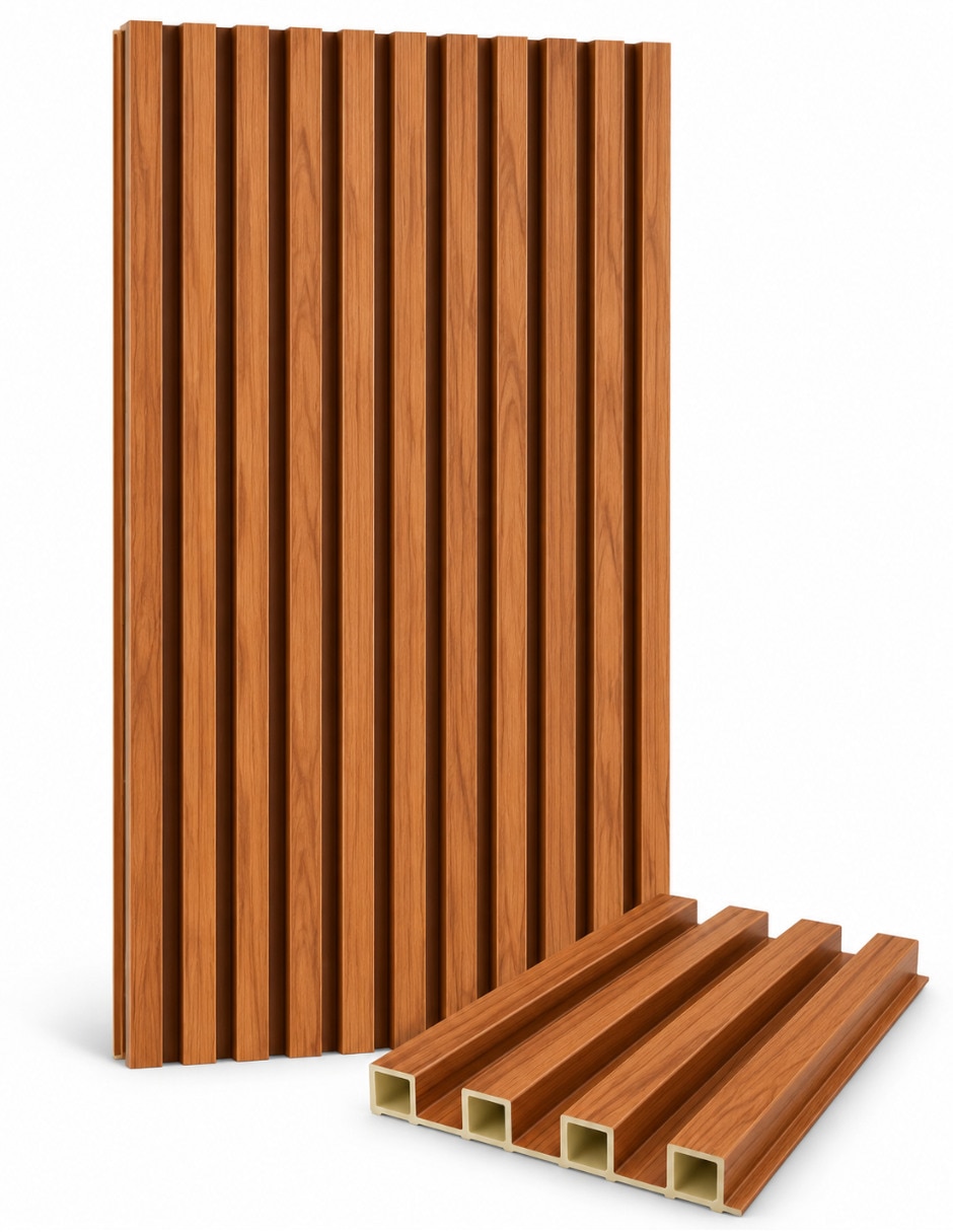 Lambrin de madera y plástico 1