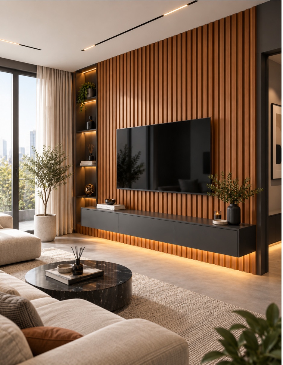 Lambrin de madera y plástico 3