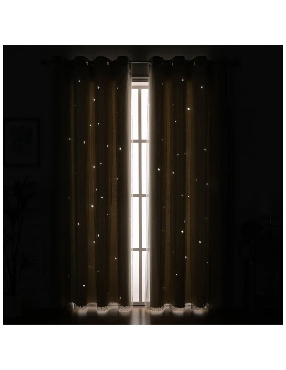 Cortina doble Black out 5
