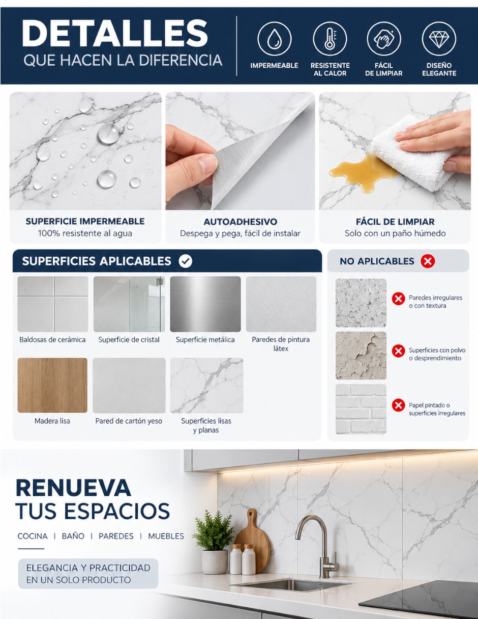 Lambrin de PVC 10 piezas 4