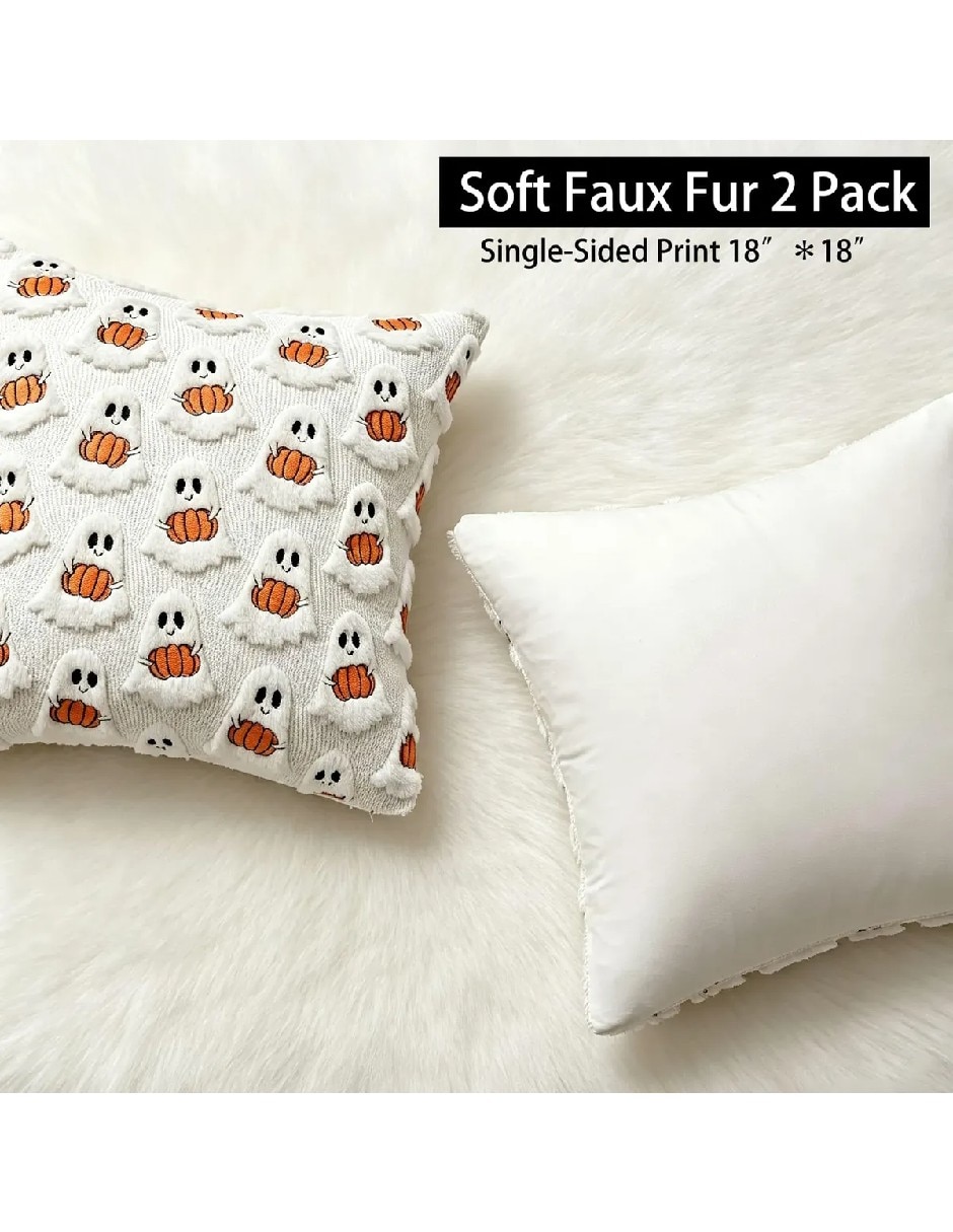 Set funda cojín halloween 4
