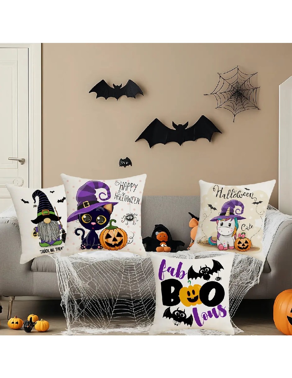 Set funda cojín halloween 3