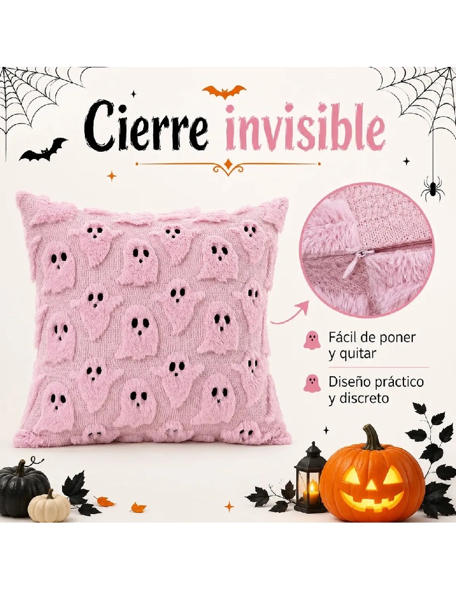 Set funda cojín halloween 2