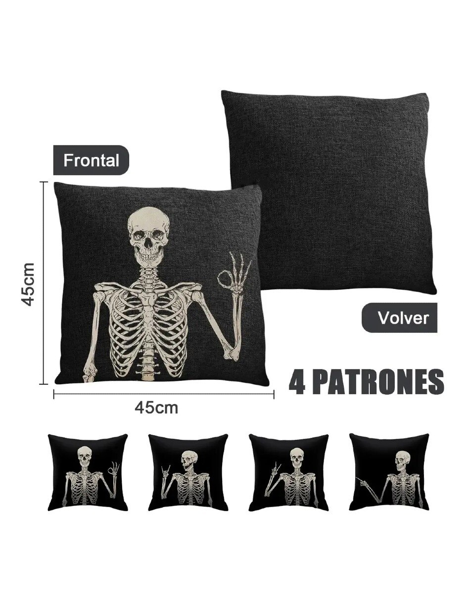 Set funda cojín Halloween 4
