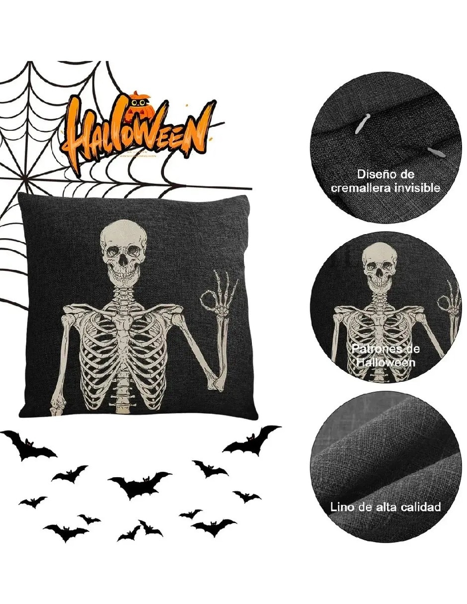 Set funda cojín Halloween 2