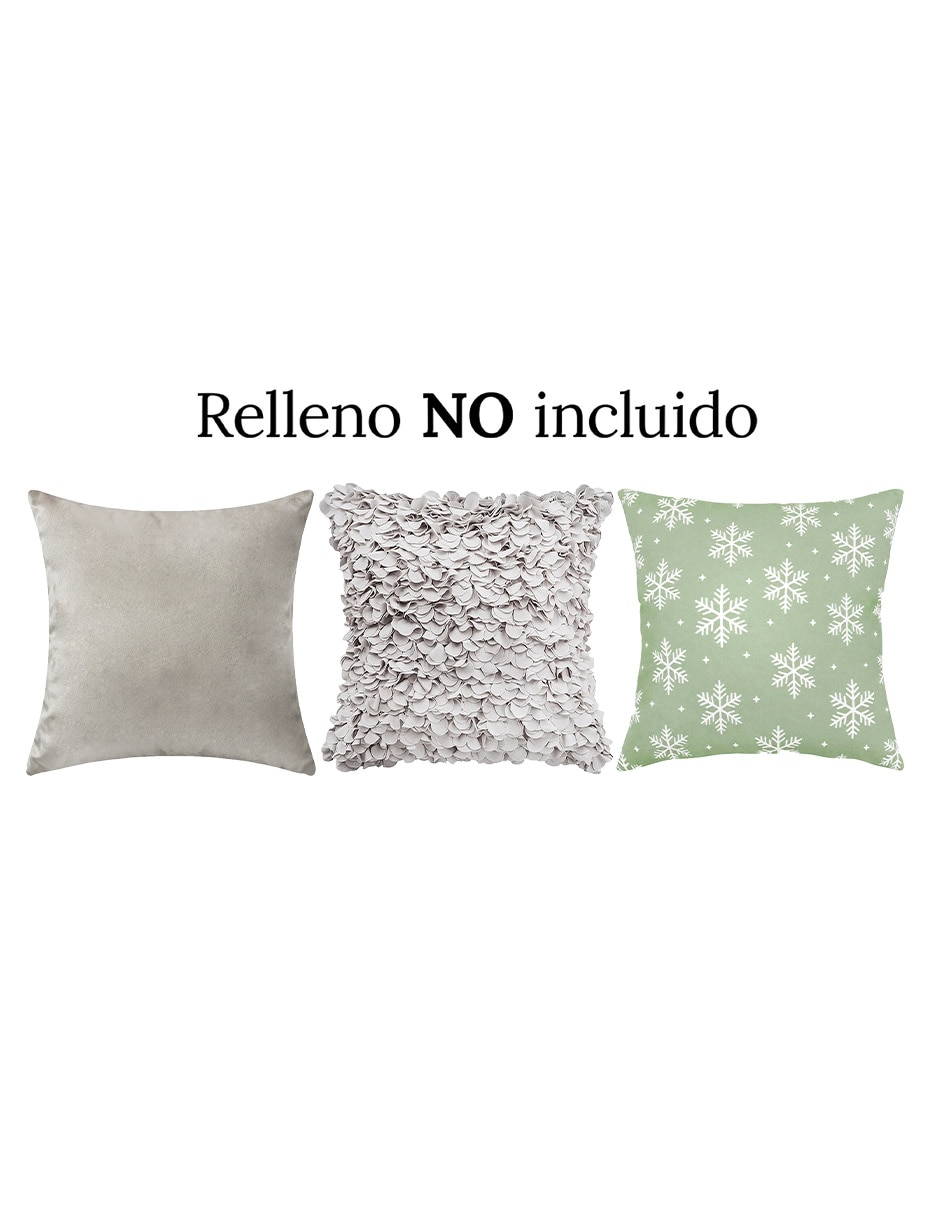 Set funda cojín navidad