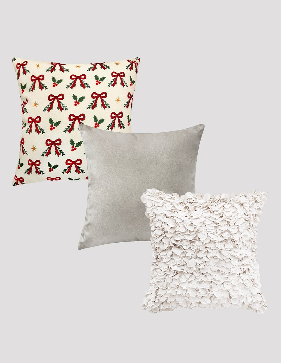 Set funda cojín navidad 6
