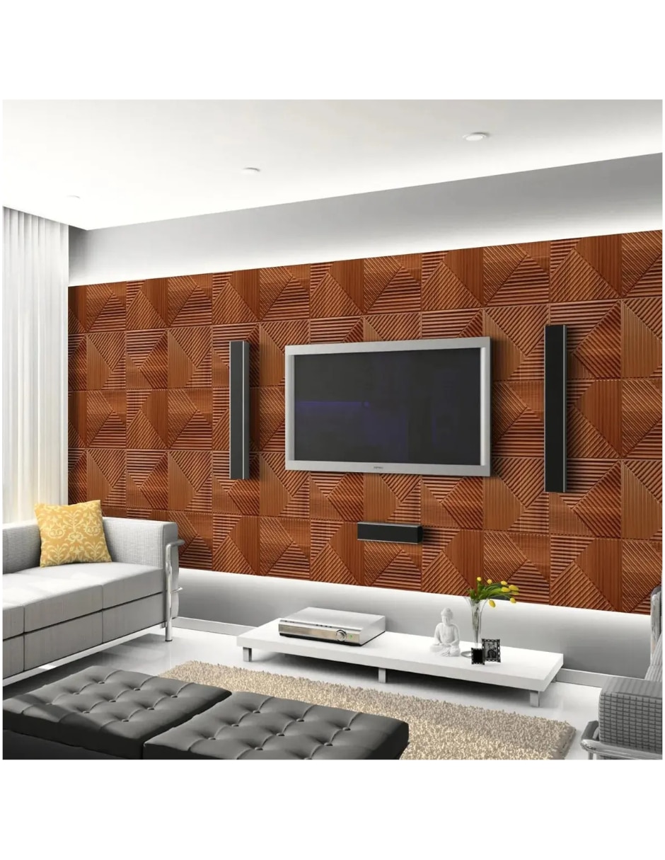 Panel decorativo para hogar e interior lavable cuadrada 2