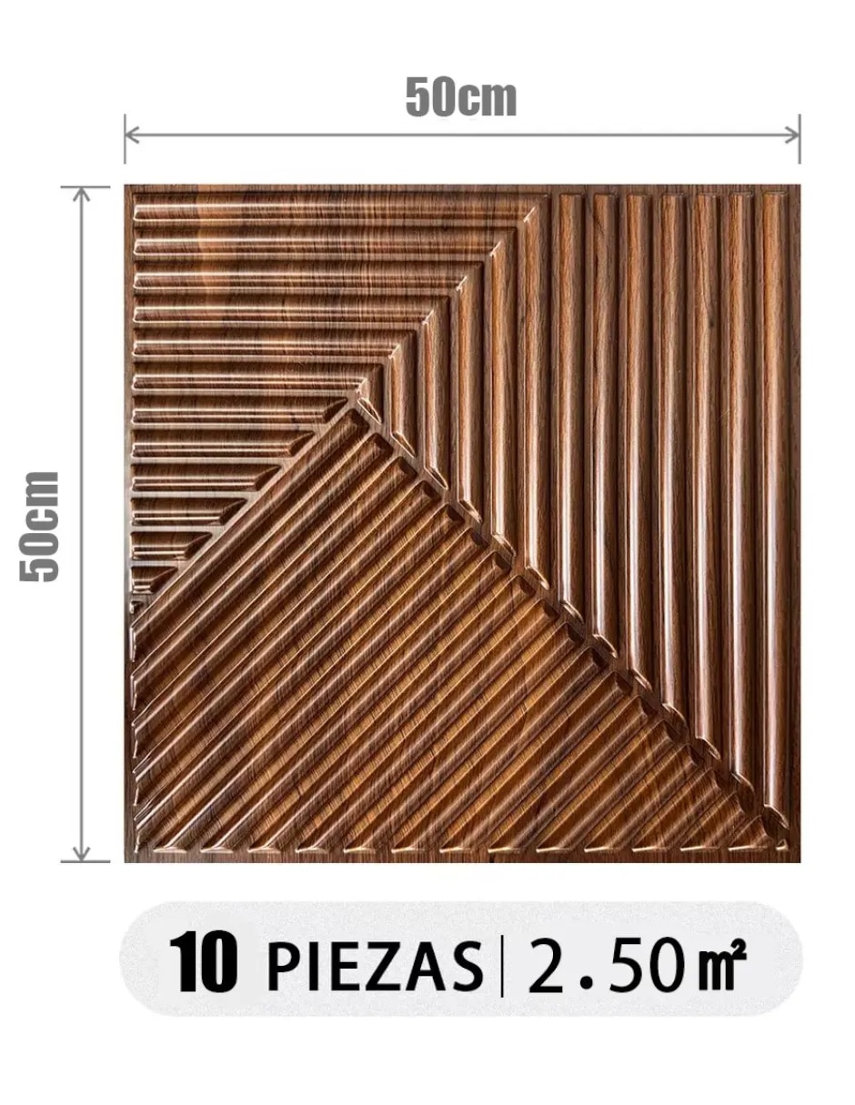 Panel decorativo para hogar e interior lavable cuadrada 5