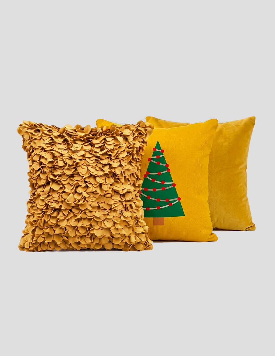 Set funda cojín Navidad
