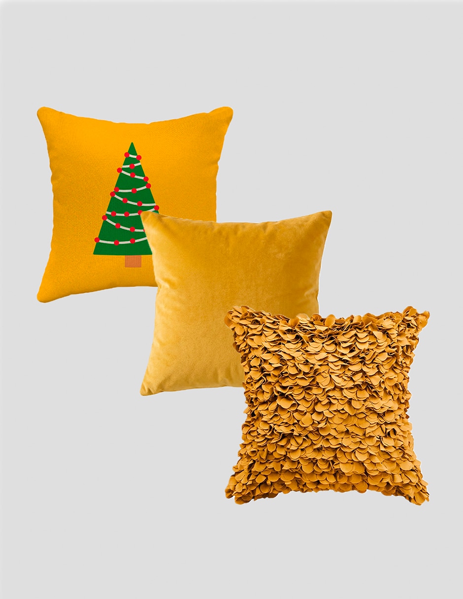 Set funda cojín Navidad 2