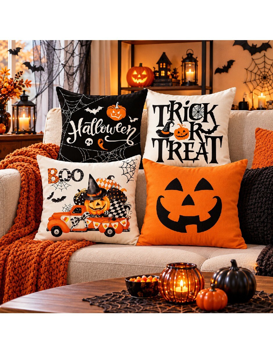 Set funda cojín Halloween 3