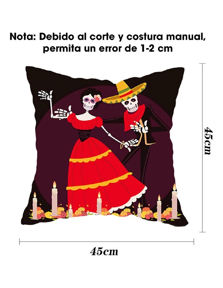 Set funda cojín Halloween 4