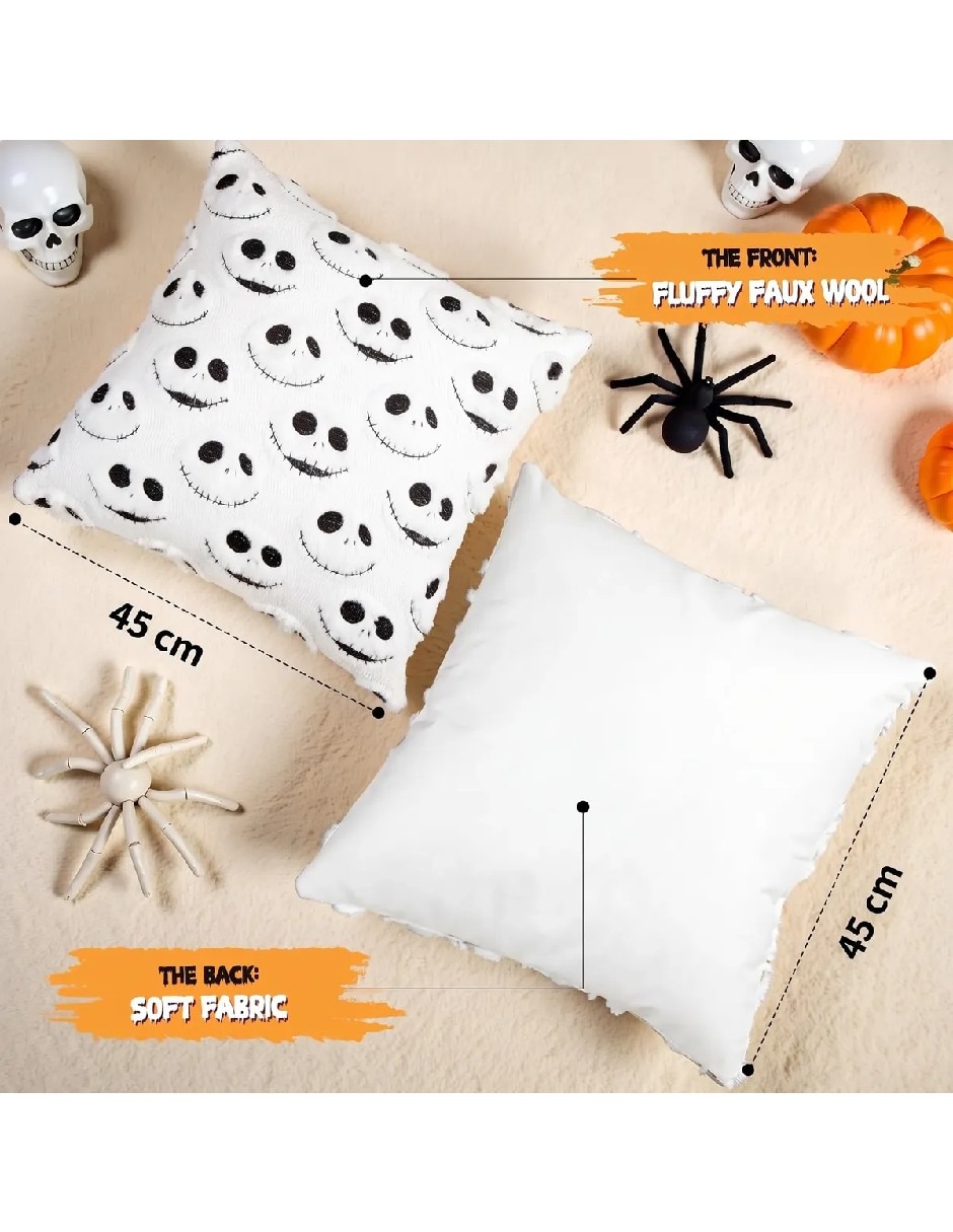 Set funda cojín Jack Skellington 4