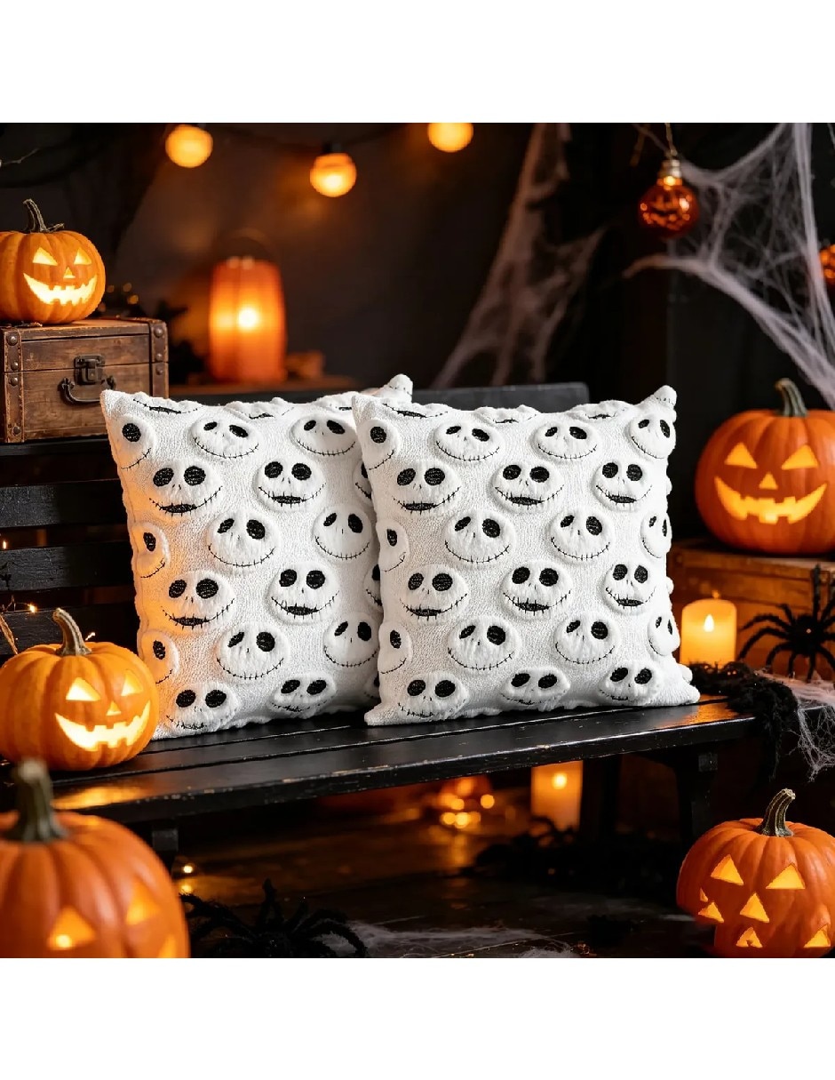 Set funda cojín Jack Skellington 3