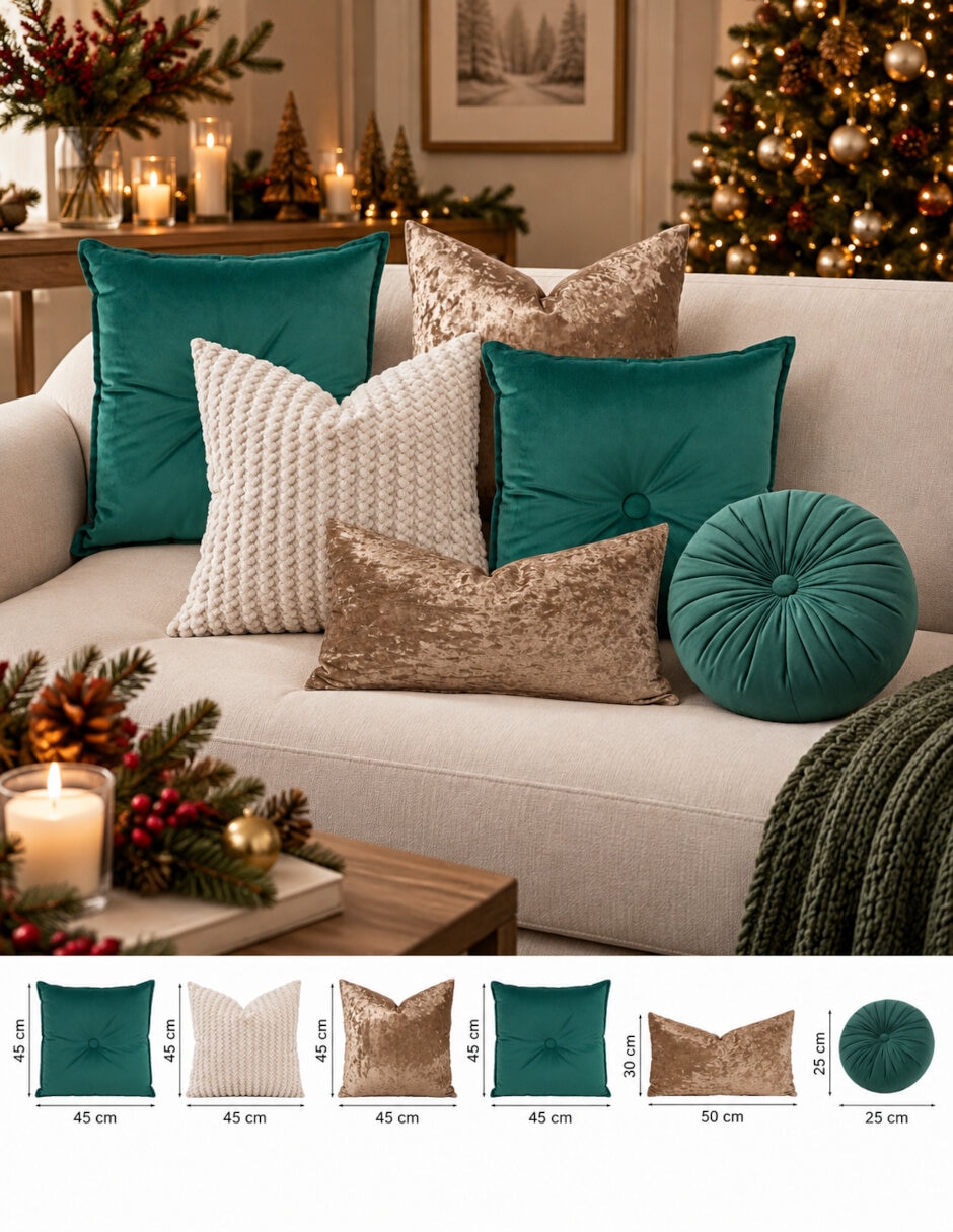 Set de cojín decorativo Navideños Navidad 2