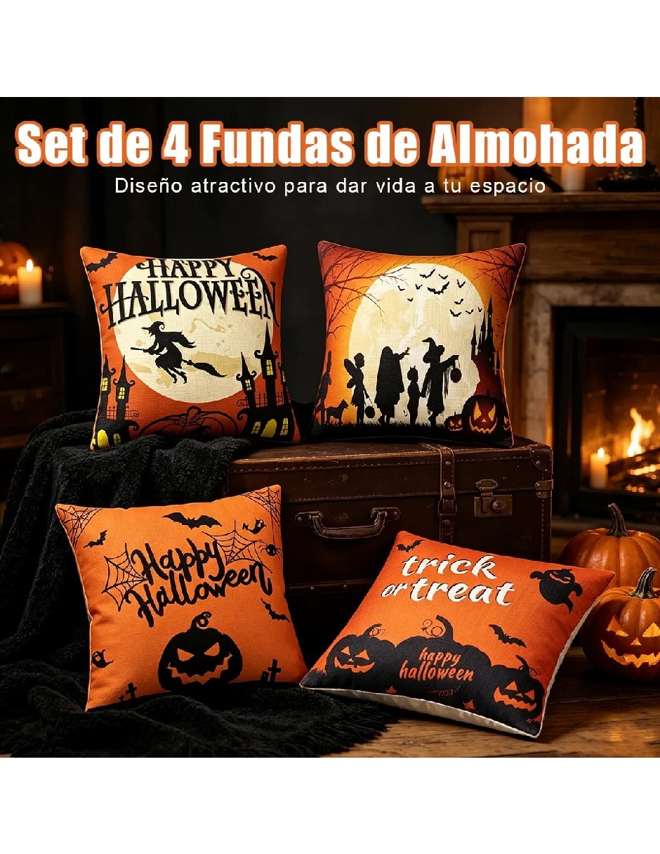 Set funda cojín Halloween 3