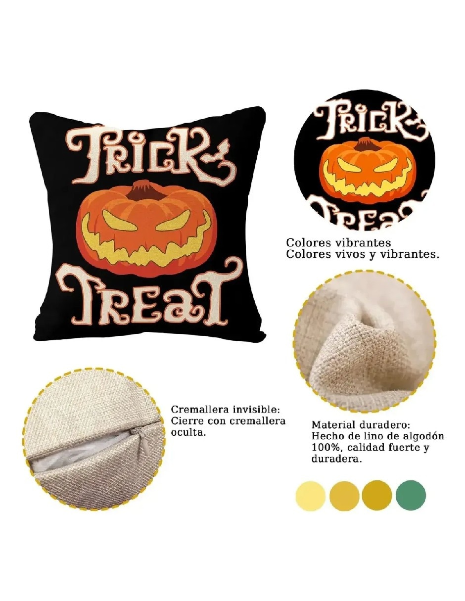 Set funda cojín Halloween 4